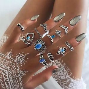 NWT Bohemian Midi Knuckle Ring Set For Wom…